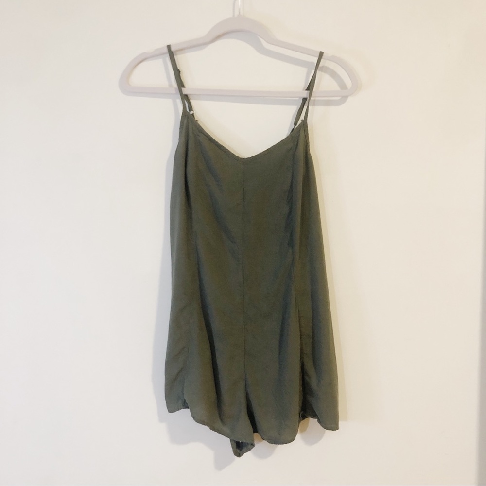 Olive Green Romper
